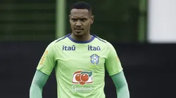 Goleiro John em treino da Seleção Brasileira - FOTO: @rafaelribeirorio / CBF