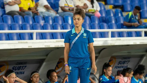 Técnica Rilany. Foto: Nelson Terme/CBF