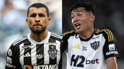 Alonso e Franco no Atlético. Foto: Gilson Lobo/Jorge Rodrigues/AGIF