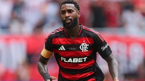 Gerson durante jogo. Foto: Michael Reaves/Getty Images