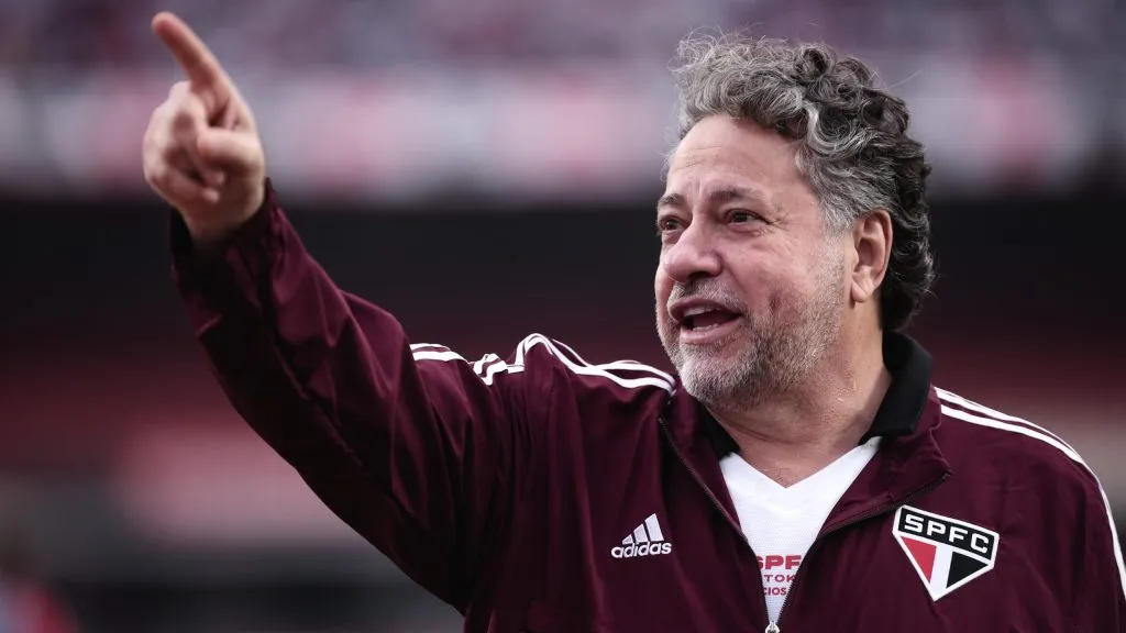 SP – Sao Paulo – 11/09/2022 – BRASILEIRO A 2022, SAO PAULO X CORINTHIANS – Julio Casares presidente do Sao Paulo durante partida contra o Corinthians no estadio Morumbi pelo campeonato Brasileiro A 2022. Foto: Ettore Chiereguini/AGIF