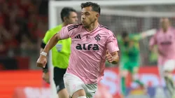 Óscar Romero na partida contra o Botafogo (Ricardo Duarte / Internacional)