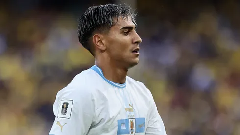 Facundo Torres, meia-atacante do Palmeiras e da Seleção Uruguaia - Foto: Franklin Jacome/Getty Images