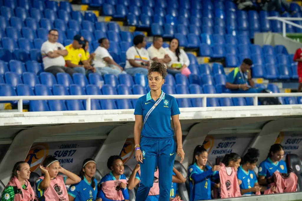 Técnica Rilany. Foto: Nelson Terme/CBF