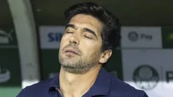 Abel Ferreira, técnico do Palmeiras em partida pelo campeonato brasileiro (Foto: Alexandre Schneider/Getty Images)