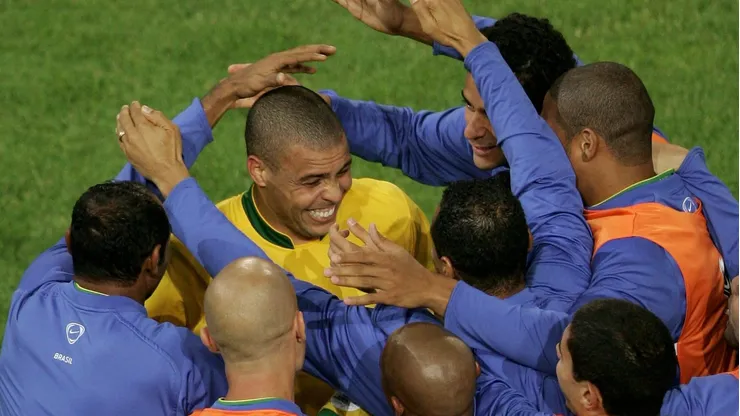 Brasil de Ronaldo atropelou o Japão na Copa de 2006 (Photo by Phil Cole)