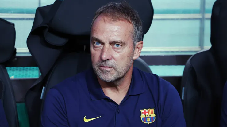 Hansi Flick é o atual treinador do Barcelona. Photo by Chung Sung-Jun/Getty Images