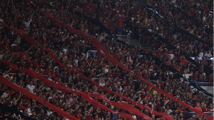Flamengo conquistou uma importante vitória contra o Estudiantes diante de sua torcida (Photo by Buda Mendes)