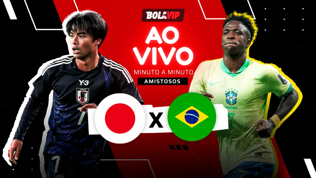 Japão x Brasil foi transmitido ao vivo pelo Bolavip Brasil. Fotos: Koji Watanabe/Getty Images e Chung Sung-Jun/Getty Images