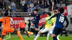 Hugo Souza pela Seleção. Foto: Toru Hanai/Getty Images