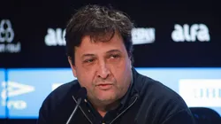 RS - PORTO ALEGRE - 29/08/2025 - GREMIO, COLETIVA DE APRESENTACAO DE ARTHUR - Alberto Guerra Presidente do Gremio durante em coletiva de imprensa realizada no Arena do Gremio.