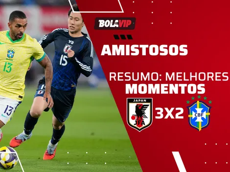 Brasil leva virada para o Japão e perde o amistoso