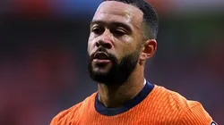 Memphis Depay durante partida entre Holanda e Malta, pelas Eliminatórias para a Copa do Mundo de 2026. Foto: Dean Mouhtaropoulos