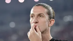 Fiipe Luís durante jogo da Copa do Brasil no Maracanã.