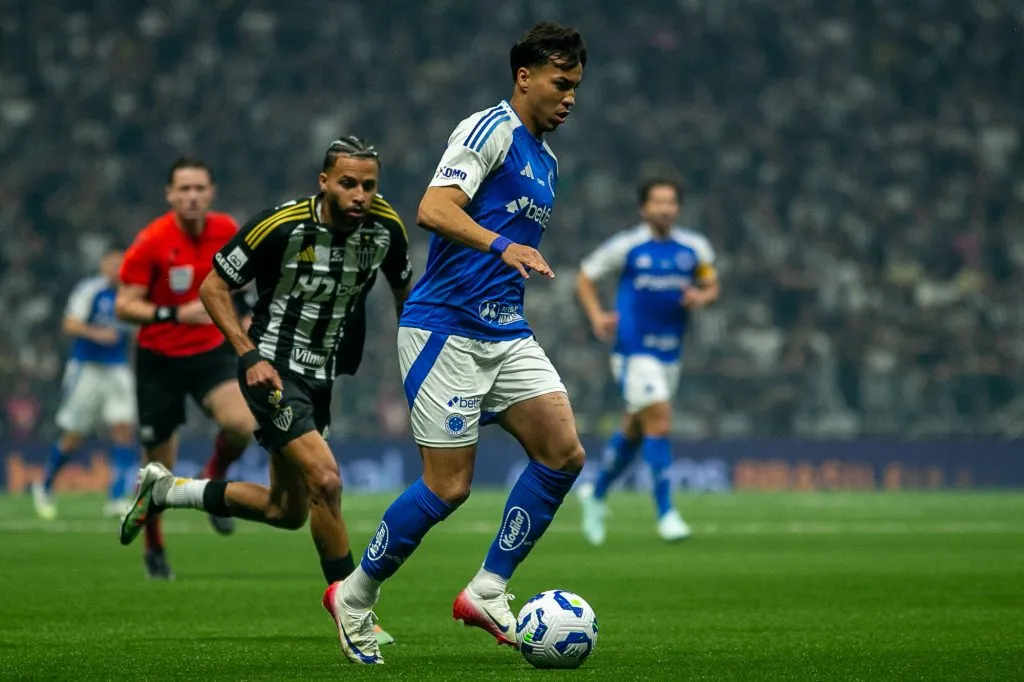Kaio Jorge marcou três vezes nos dois encontros pela Copa Betano do Brasil. Foto: Fernando Moreno/AGIF