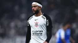 Memphis retorna e mira marca de 10 jogos de invencibilidade no Corinthians contra o Santos - Foto Ettore ChiereguiniAGIF
