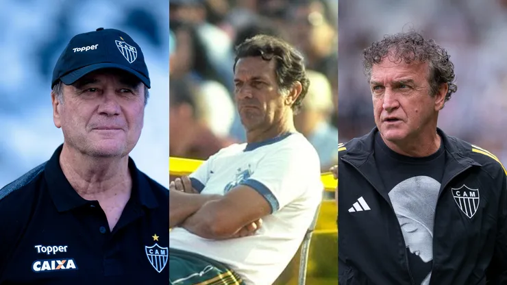 Maiores técnico do Atlético. Foto: Allsport UK/ Getty Images; Thiago Ribeiro/Alessandra Torres/AGIF