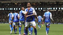 Kaio Jorge comemorando no último clássico realizado no local