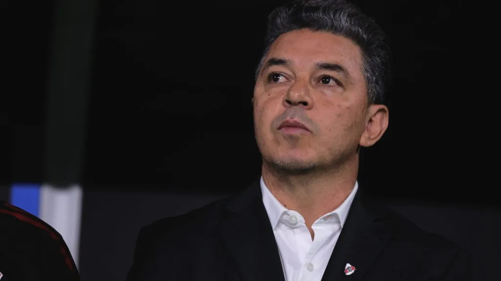 SP – SAO PAULO – 24/09/2025 – COPA LIBERTADORES 2025, PALMEIRAS X RIVER PLATE – marcelo gallardo tecnico do River Plate durante partida contra o Palmeiras no estadio Arena Allianz Parque pelo campeonato Copa Libertadores 2025. Foto: Ettore Chiereguini/AGIF