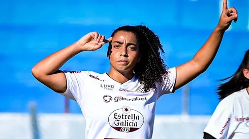 Natalia Vendito, atacante da Ferroviária. Foto: Rafael Zocco/Ferroviária