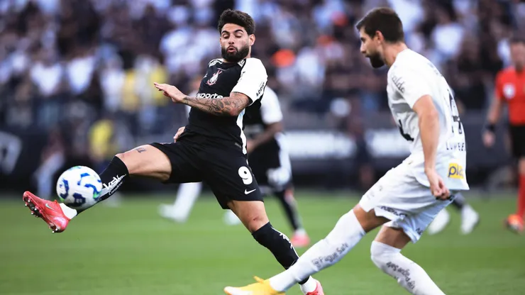 Yuri Alberto é o jogador mais valioso entre os elencos de Santos e Corinthians. Foto: Ettore Chiereguini/AGIF