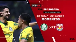 Palmeiras 5 x 1 Red Bull Bragantino: resumo da goleada do líder pelo Brasileirão Betano. Foto: Marcello Zambrana/AGIF