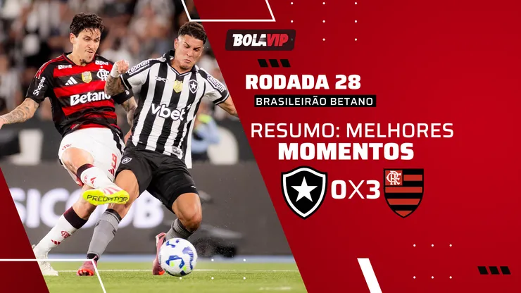 Botafogo 0 x 3 Flamengo. Foto: Adriano Fontes/Flamengo