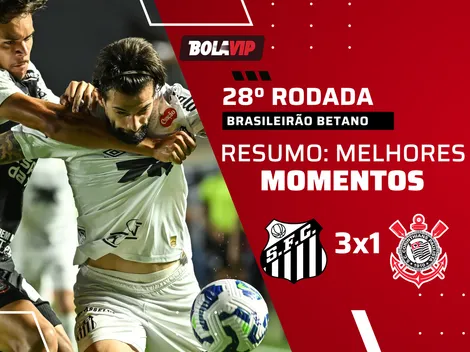 Santos domina o Corinthians e volta a vencer no Brasileirão