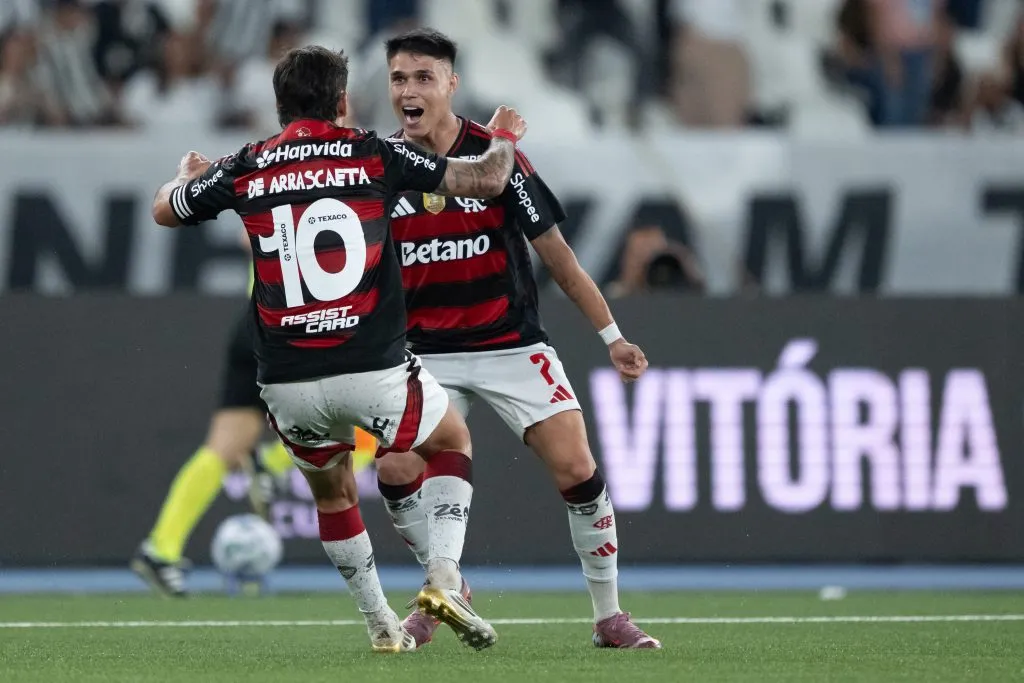 Flamengo vence o Botafogo por 3 a 0 no Nilton Santos. Foto: Jorge Rodrigues/AGIF