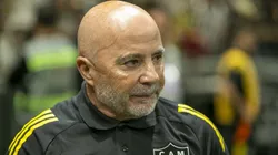 MG - BELO HORIZONTE - 15/10/2025 - BRASILEIRO A 2025, ATLETICO-MG X CRUZEIRO - Sampaoli tecnico do Atletico-MG durante partida contra o Cruzeiro no estadio Arena MRV pelo campeonato Brasileiro A 2025.