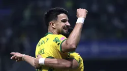 Flaco Lopez comemora gol pelo Palmeiras. Foto: Marcello Zambrana/AGIF