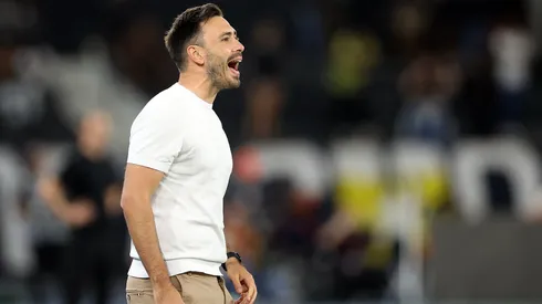 Ancelloti. BOTAFOGO x Flamengo pelo Campeonato Brasileiro no Estadio Nilton Santos, 14 de Outubro de 2025, Rio de Janeiro, RJ, Brasil