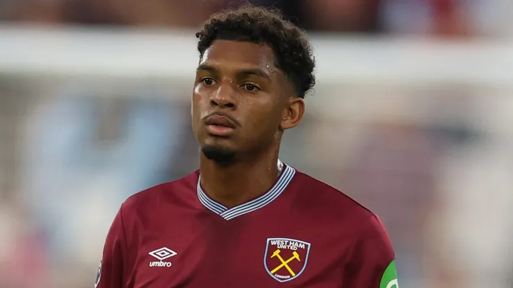 Luis Guilherme, atacante do West Ham, ex-Palmeiras - Foto: Richard Pelham/Getty Images