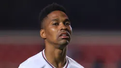 Wendell durante partida pelo Tricolor Paulista.