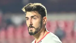 Rafael durante partida do SPFC no Morumbis