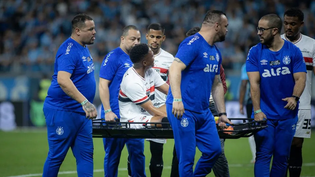 Wendell no São Paulo. Foto: Maxi Franzoi/AGIF