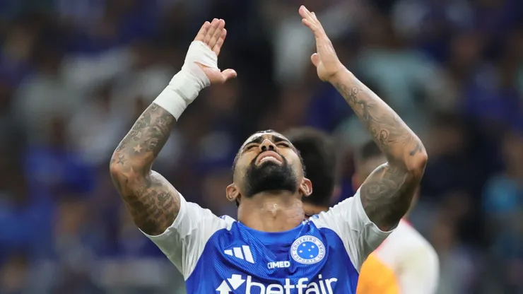 Gabigol mantém média de um gol ou assistência por jogo como titular no Cruzeiro — Foto Gilson LoboAGIF