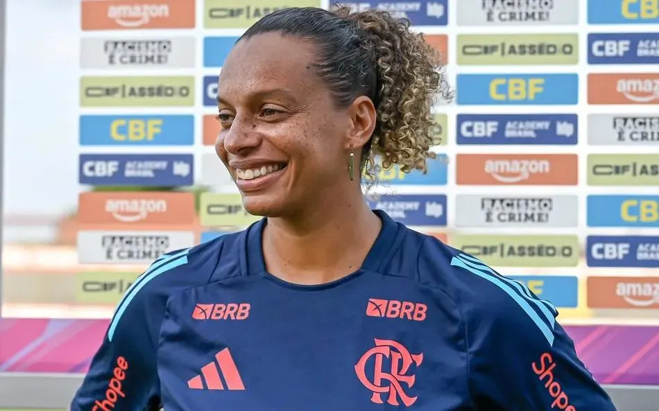 Treinadora Rosana Augusto deixa o Flamengo. Foto: Nayra Halm/Staff Images Woman