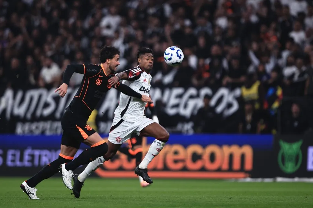 Corinthians perdeu para o Flamengo jogando em casa. Foto: Ettore Chiereguini/AGIF