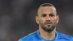 Weverton durante partida contra o Fluminense no Maracanã.