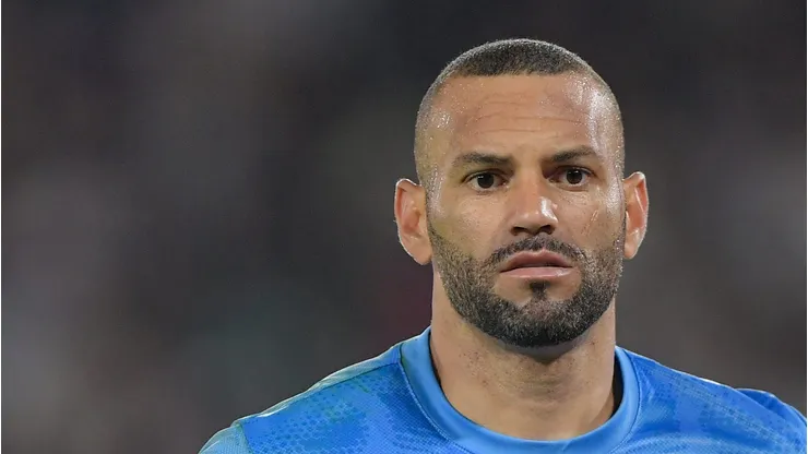 Weverton durante partida contra o Fluminense no Maracanã.