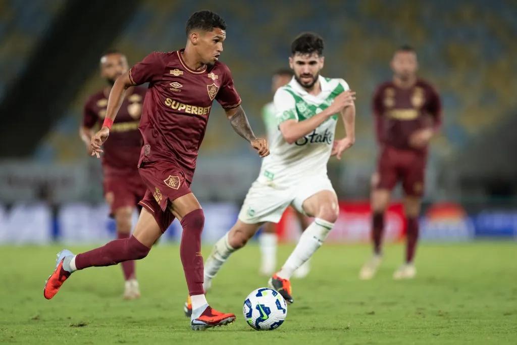 Riquelme durante a partida contra o Juventude. Foto: Jorge Rodrigues/AGIF