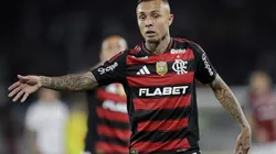 RJ - RIO DE JANEIRO - 20/07/2025 - BRASILEIRO A 2025, FLAMENGO X FLUMINENSE - Everton Cebolinha jogador do Flamengo durante partida contra o Fluminense no estadio Maracana pelo campeonato Brasileiro A 2025. Foto: Alexandre Loureiro/AGIF
