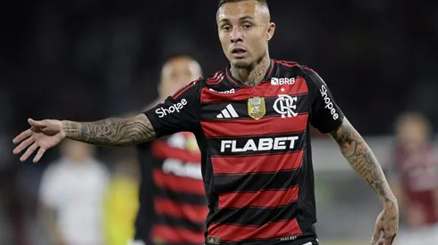 RJ - RIO DE JANEIRO - 20/07/2025 - BRASILEIRO A 2025, FLAMENGO X FLUMINENSE - Everton Cebolinha jogador do Flamengo durante partida contra o Fluminense no estadio Maracana pelo campeonato Brasileiro A 2025. Foto: Alexandre Loureiro/AGIF