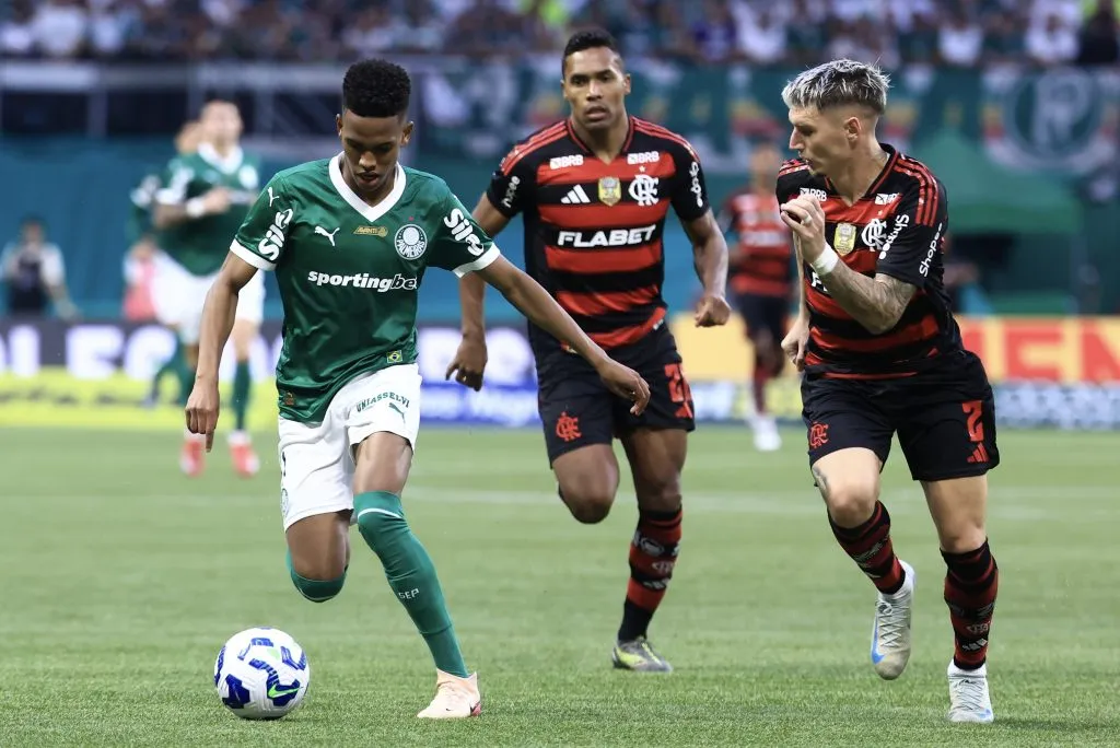 Palmeiras e Flamengo no 1° turno. Foto: Marcello Zambrana/AGIF