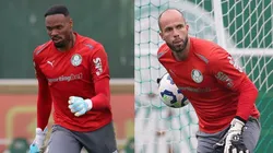 Carlos Miguel ganha disputa com Lomba e treinou de titular no Palmeiras nesta 6ª - Fotos: César Greco/SEP