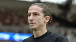 RJ - RIO DE JANEIRO - 31/08/2025 - BRASILEIRO A 2025, FLAMENGO X GREMIO - Filipe Luis tecnico do Flamengo durante partida contra o Gremio no estadio Maracana pelo campeonato Brasileiro A 2025. Foto: Thiago Ribeiro/AGIF