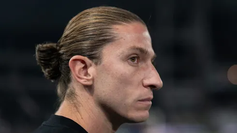 Filipe Luís durante a vitória sobre o Botafogo na rodada passada