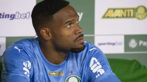 Carlos Miguel durante partida entre Palmeiras e Internacional, no Allianz Parque, pelo Brasileirão.