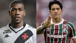Rayan e Germán Cano são as esperanças de Vasco e Fluminense - Foto: Thiago Ribeiro/AGIF